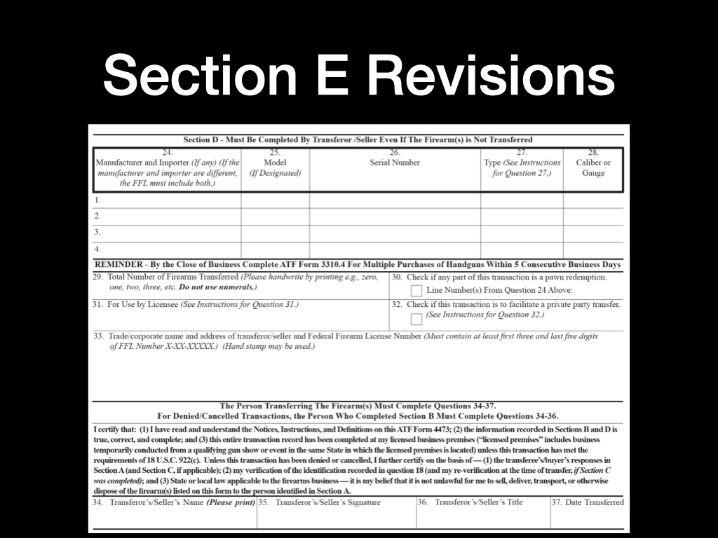 Federal Form 4473 Printable