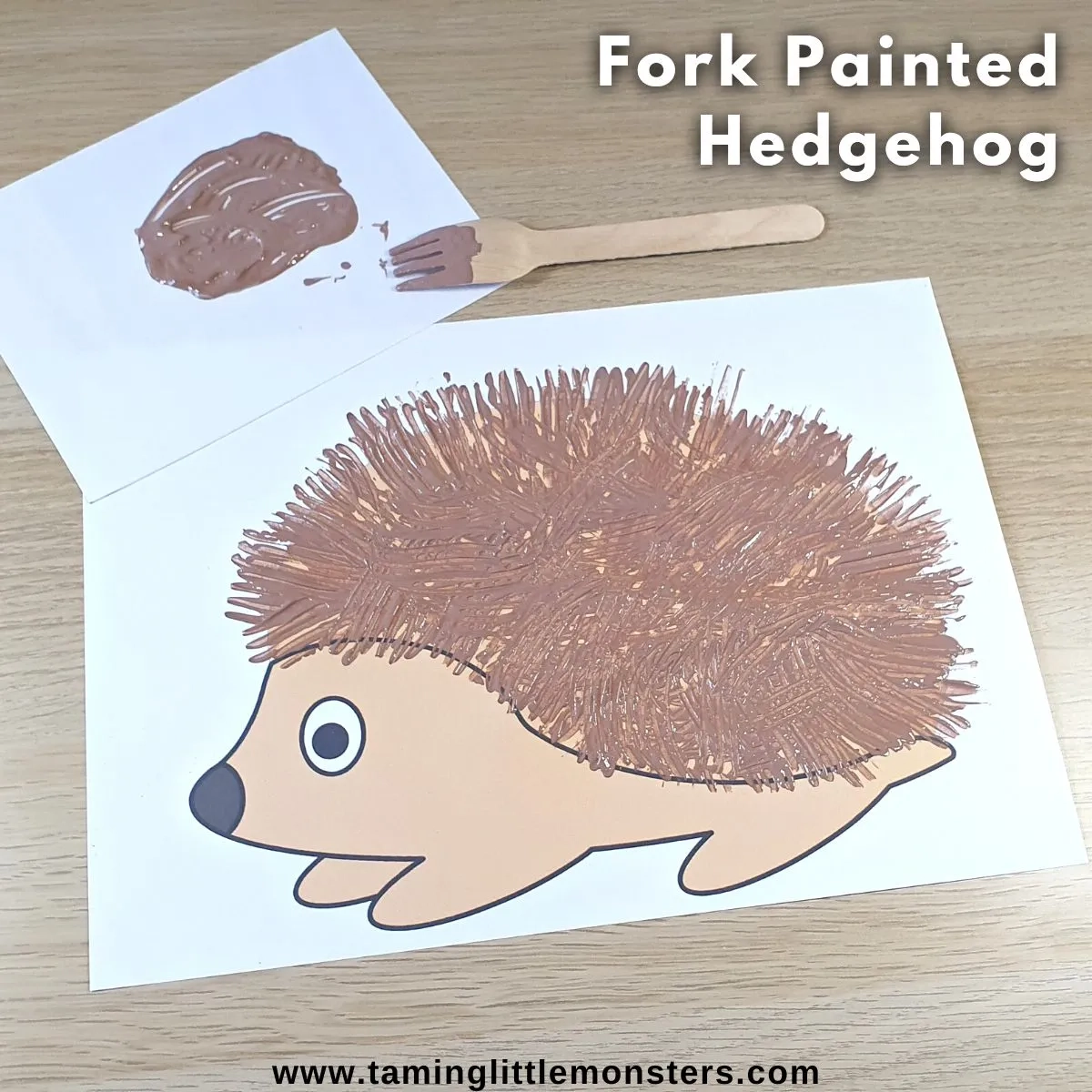 Hedgehog Printable Template