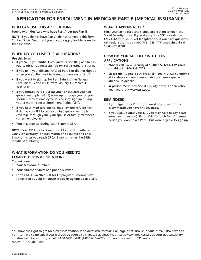 Form 40B Fill Out Printable PDF Forms Online