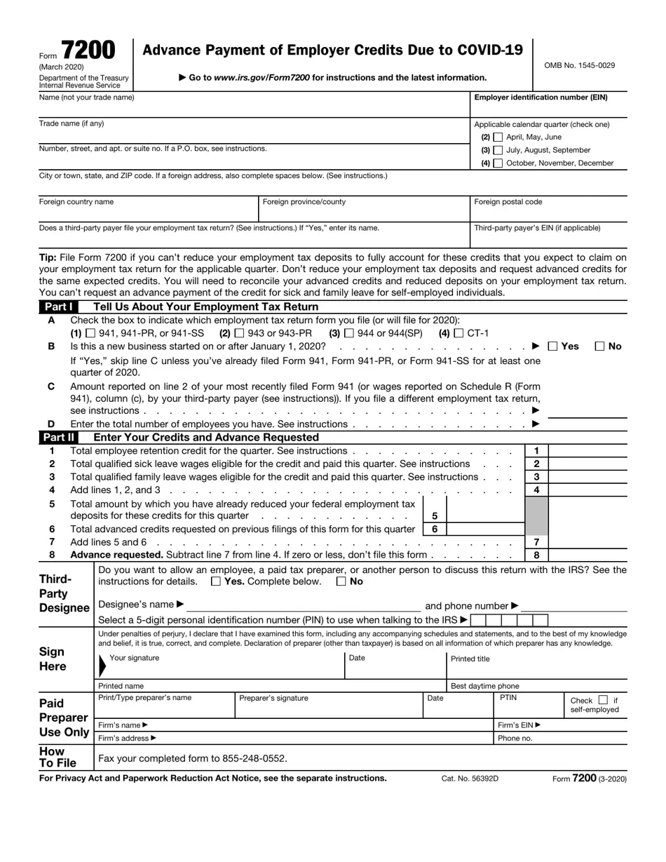 Form 7200 Instructions Pdf Free