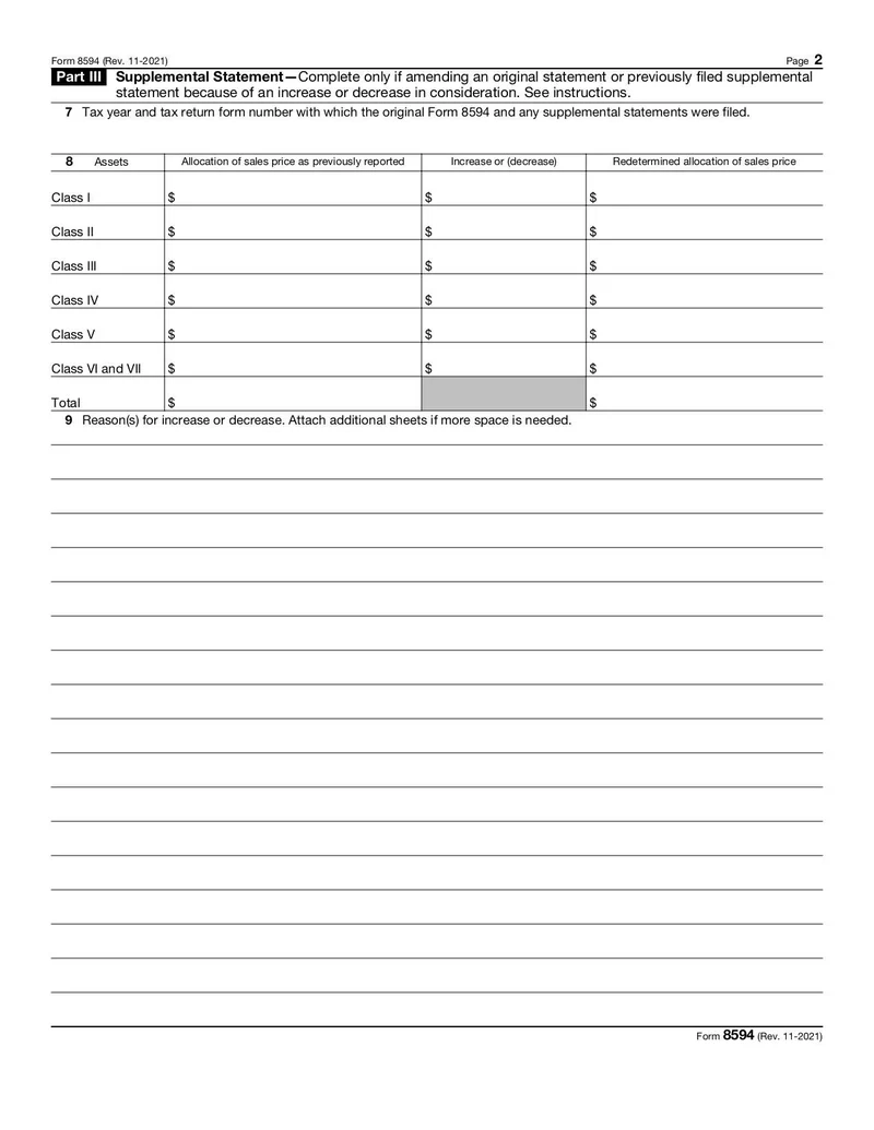 Irs Form 8594 Pdf