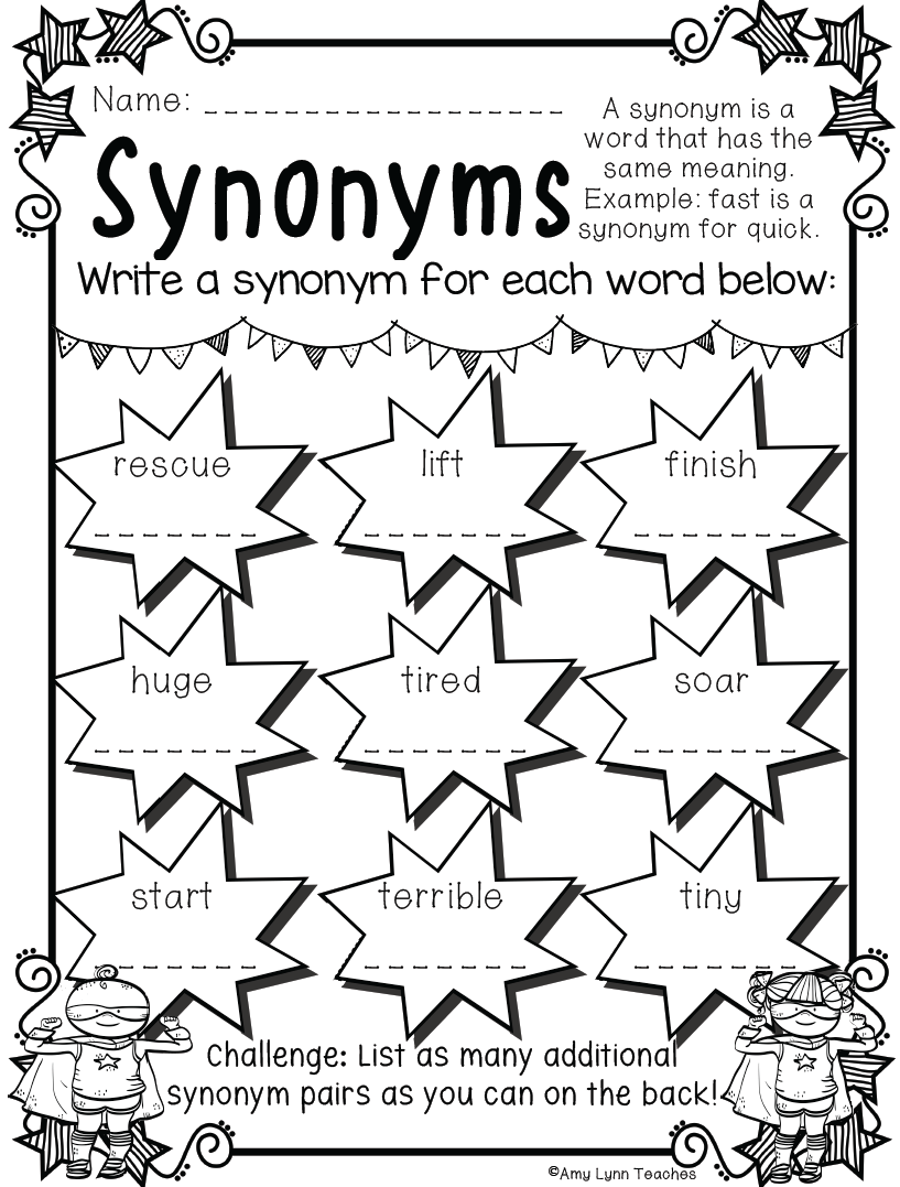 Free Printable Fun Worksheets For 4th Grade