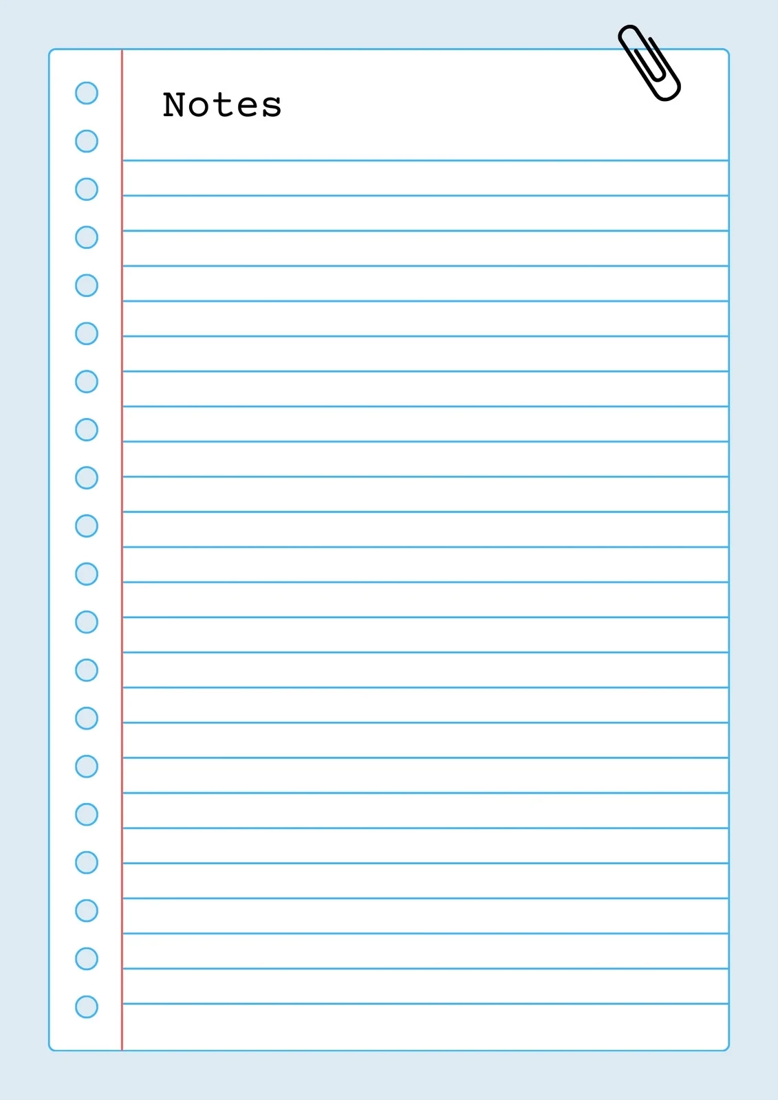 Free And Customizable Paper Templates