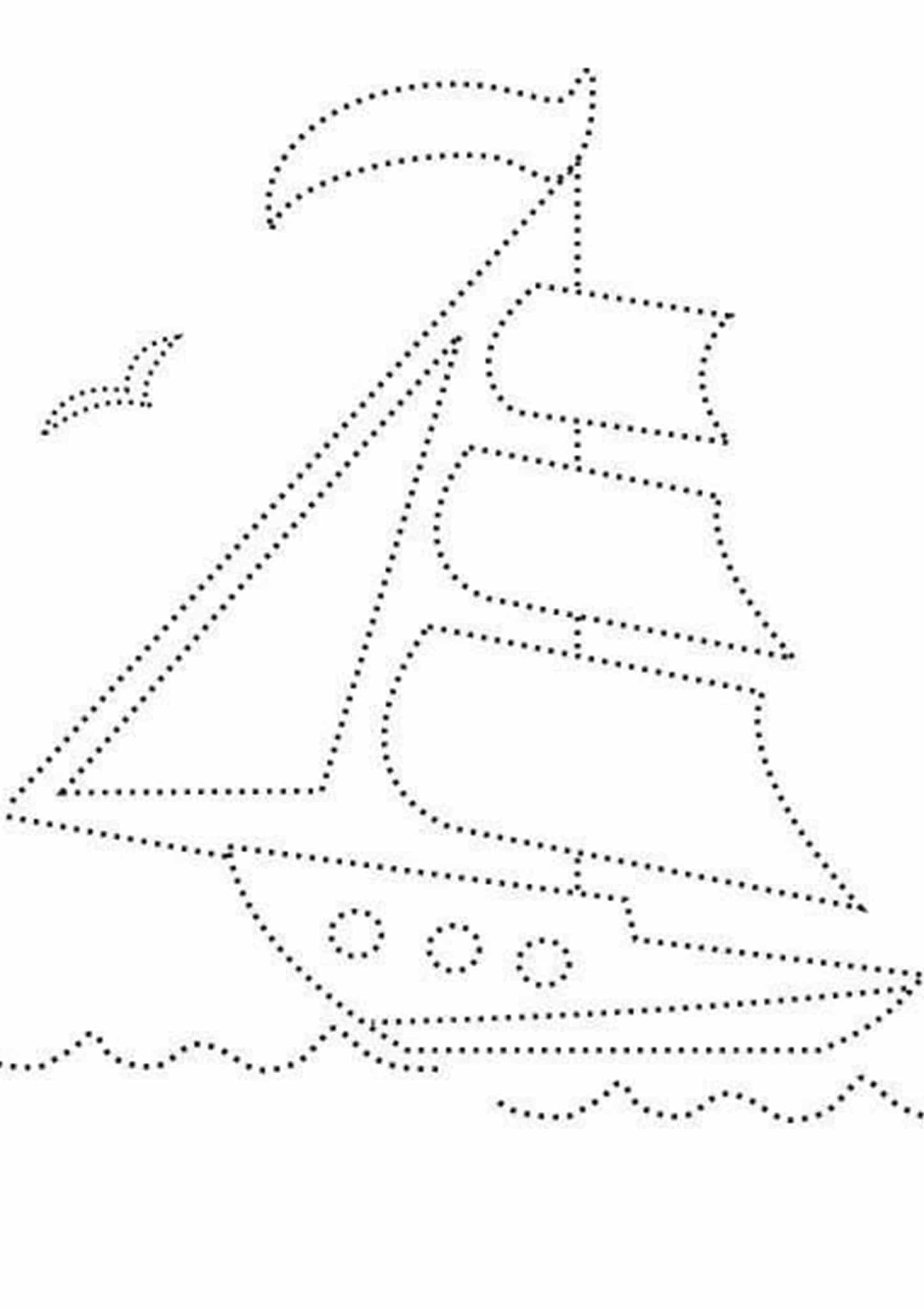 Printable Tracing Drawing Worksheets