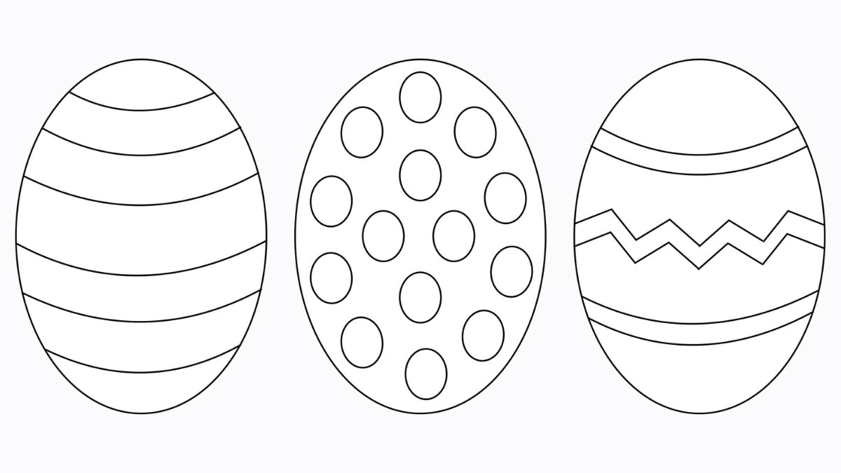 Egg Printable Template