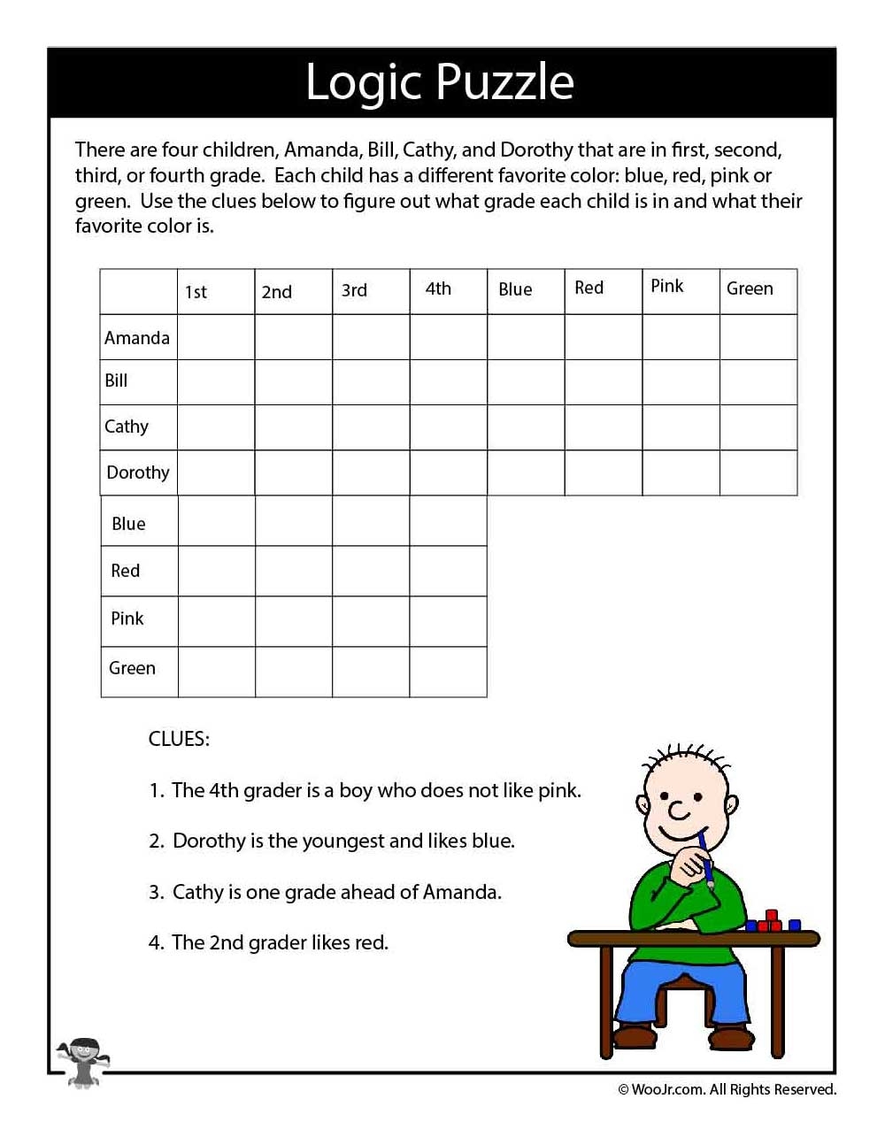 Free Free Printable Difficult Logic Puzzles Download Free Free 