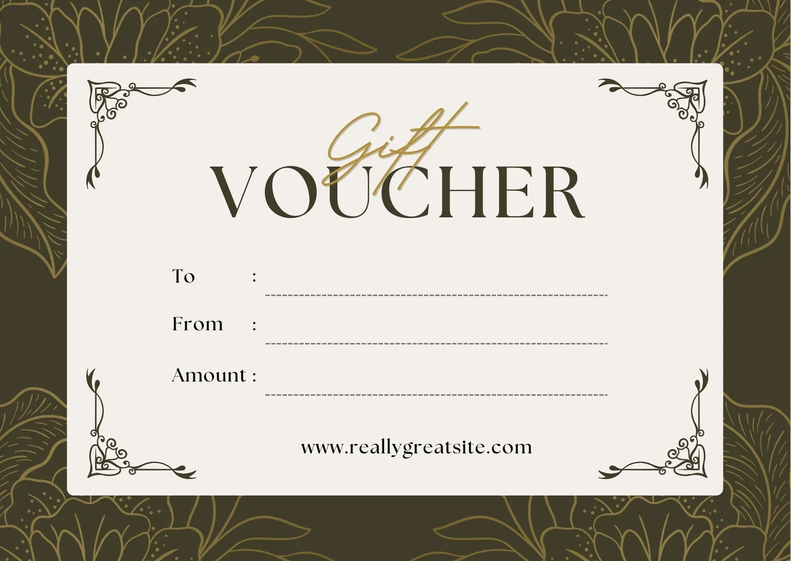 Free Printable Voucher Template