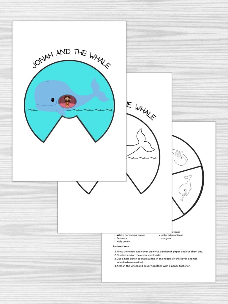 Free Jonah And The Whale Printables Healing Home