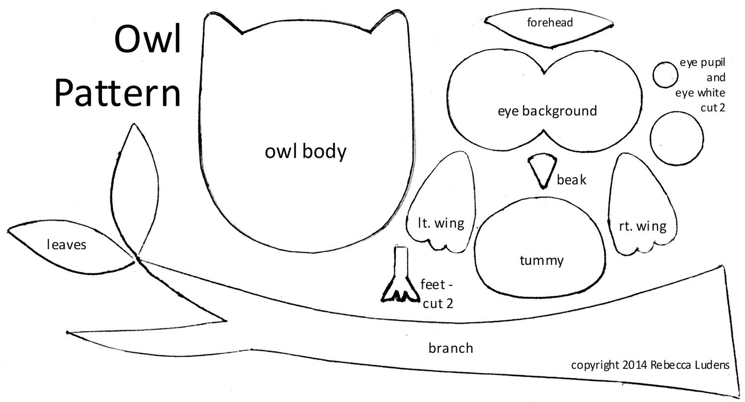 Owl Template Printable