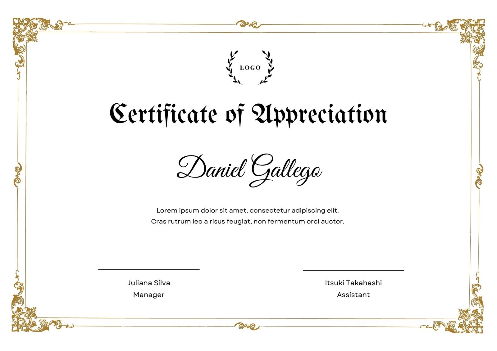 Free Printable Certificates Templates
