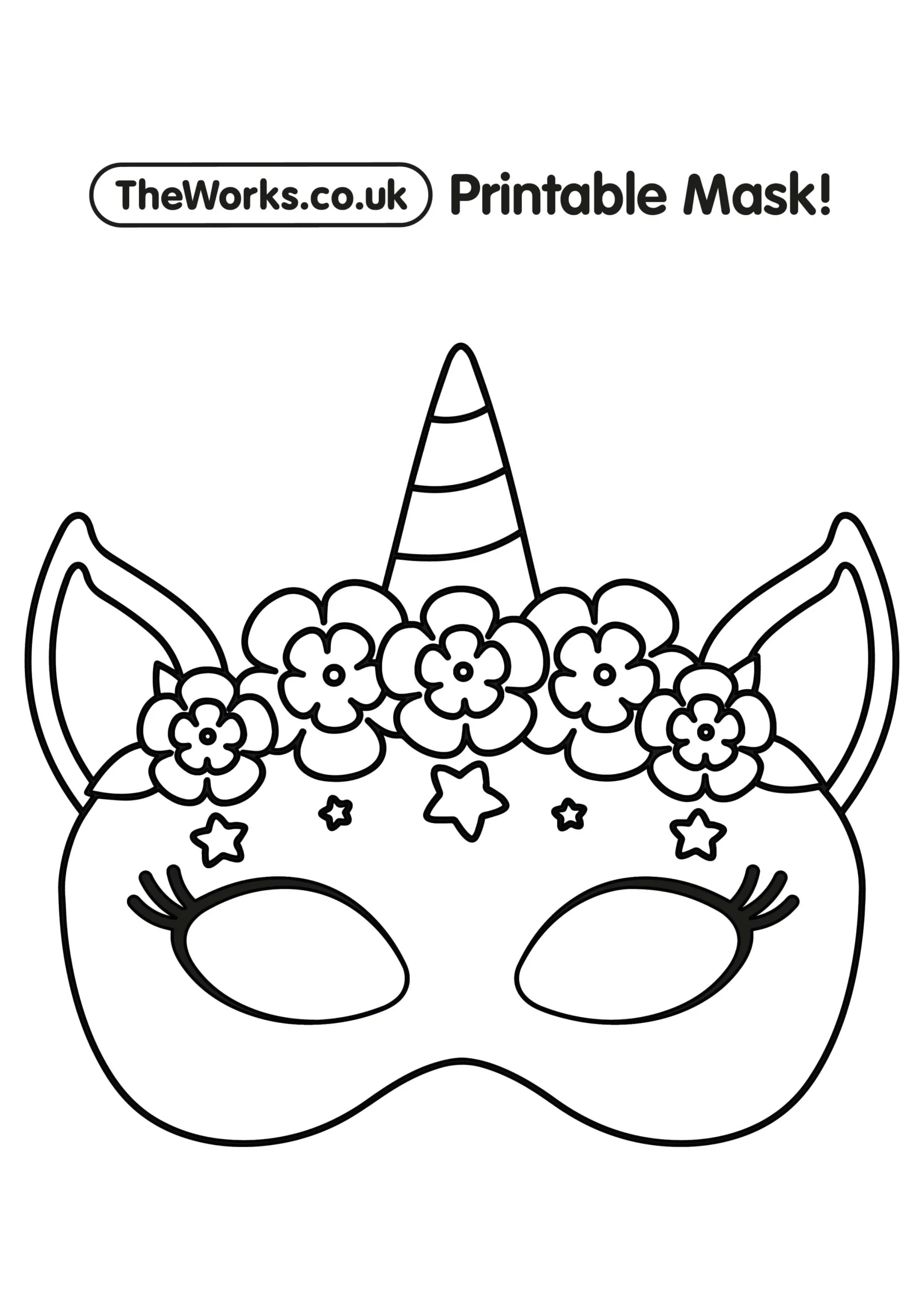 Printable Full Face Mask Template