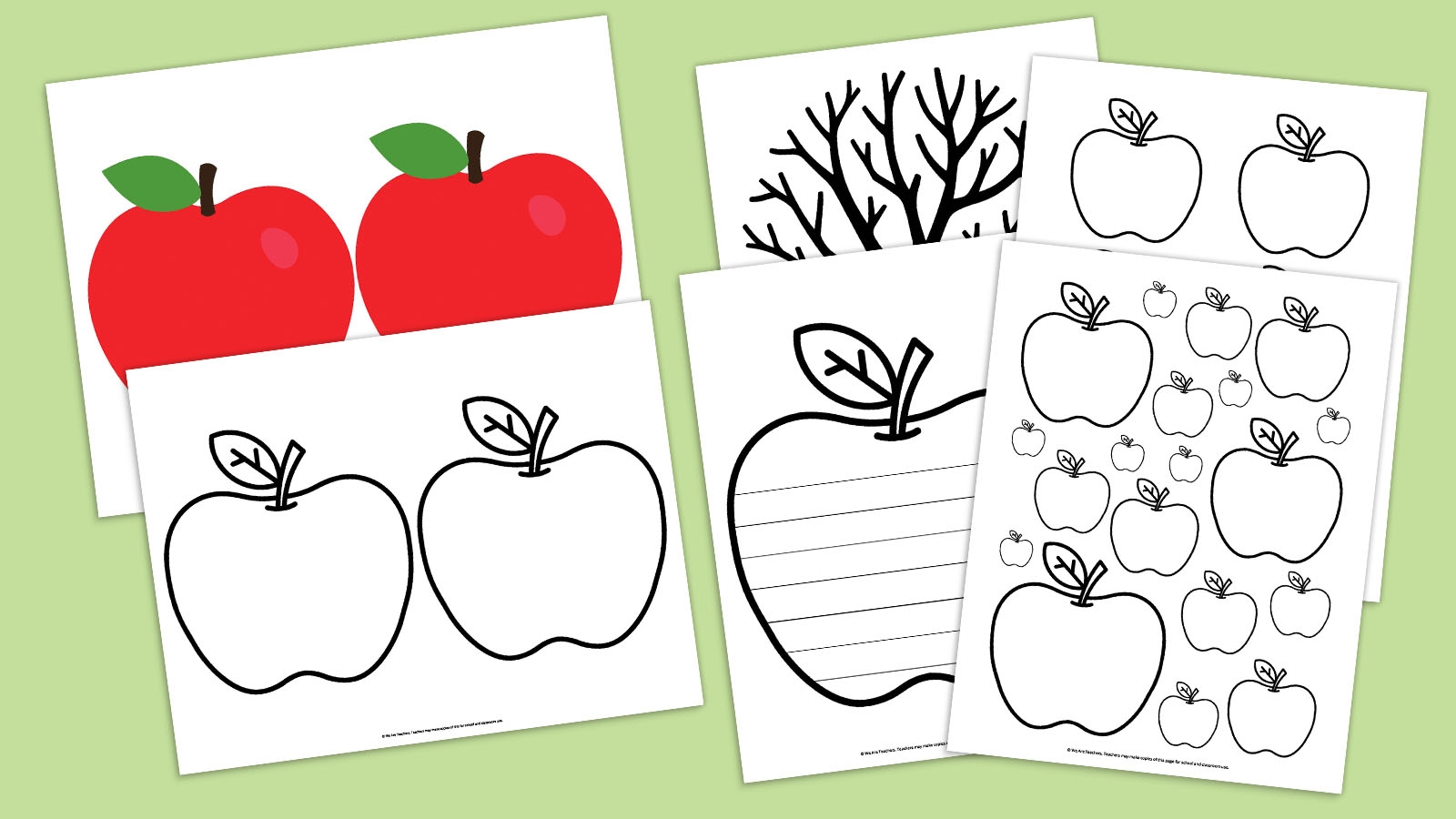 Free Printable Apple Templates