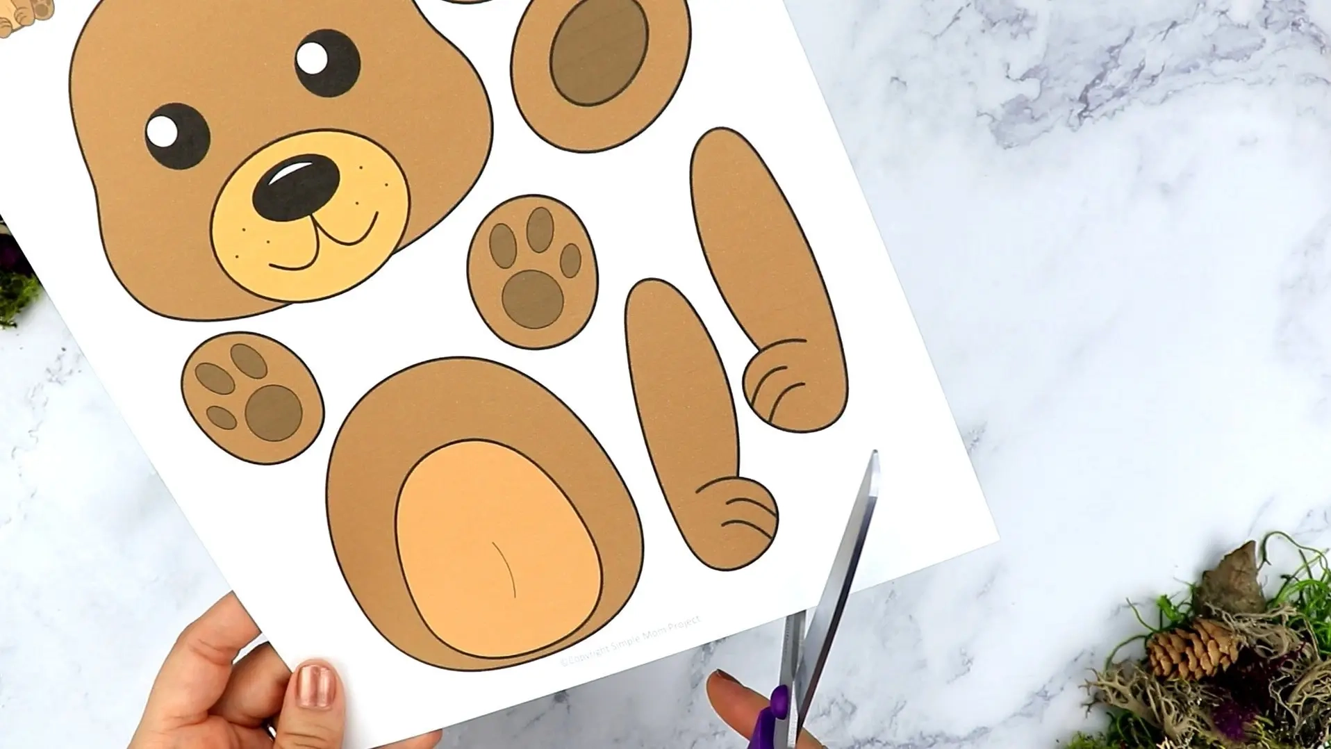 Free Printable Teddy Bear Template