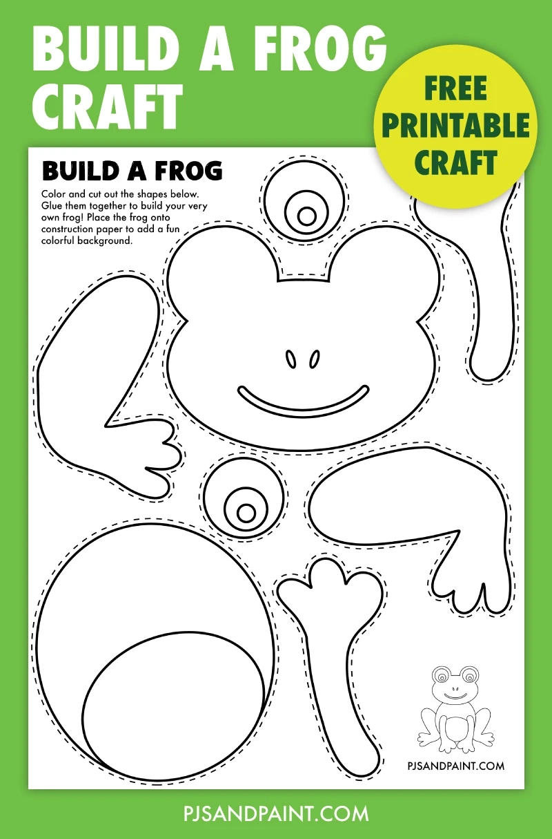 Cut Out Frog Template Printable