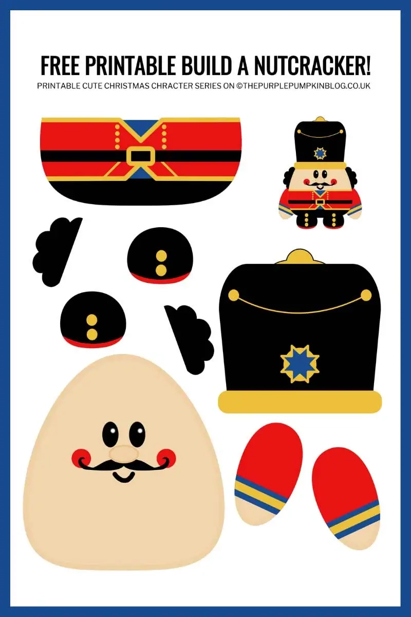 Printable Nutcracker Face Template