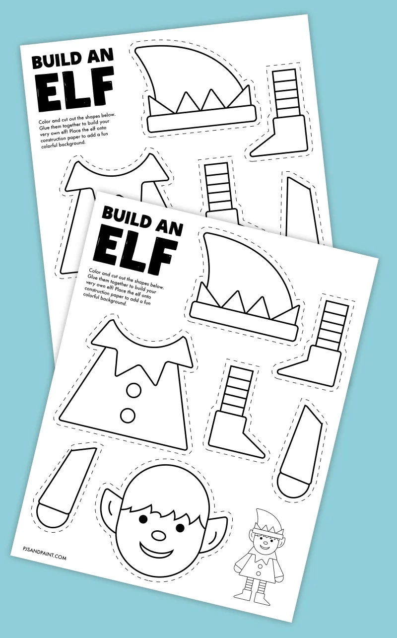 Free Printable Elf Template