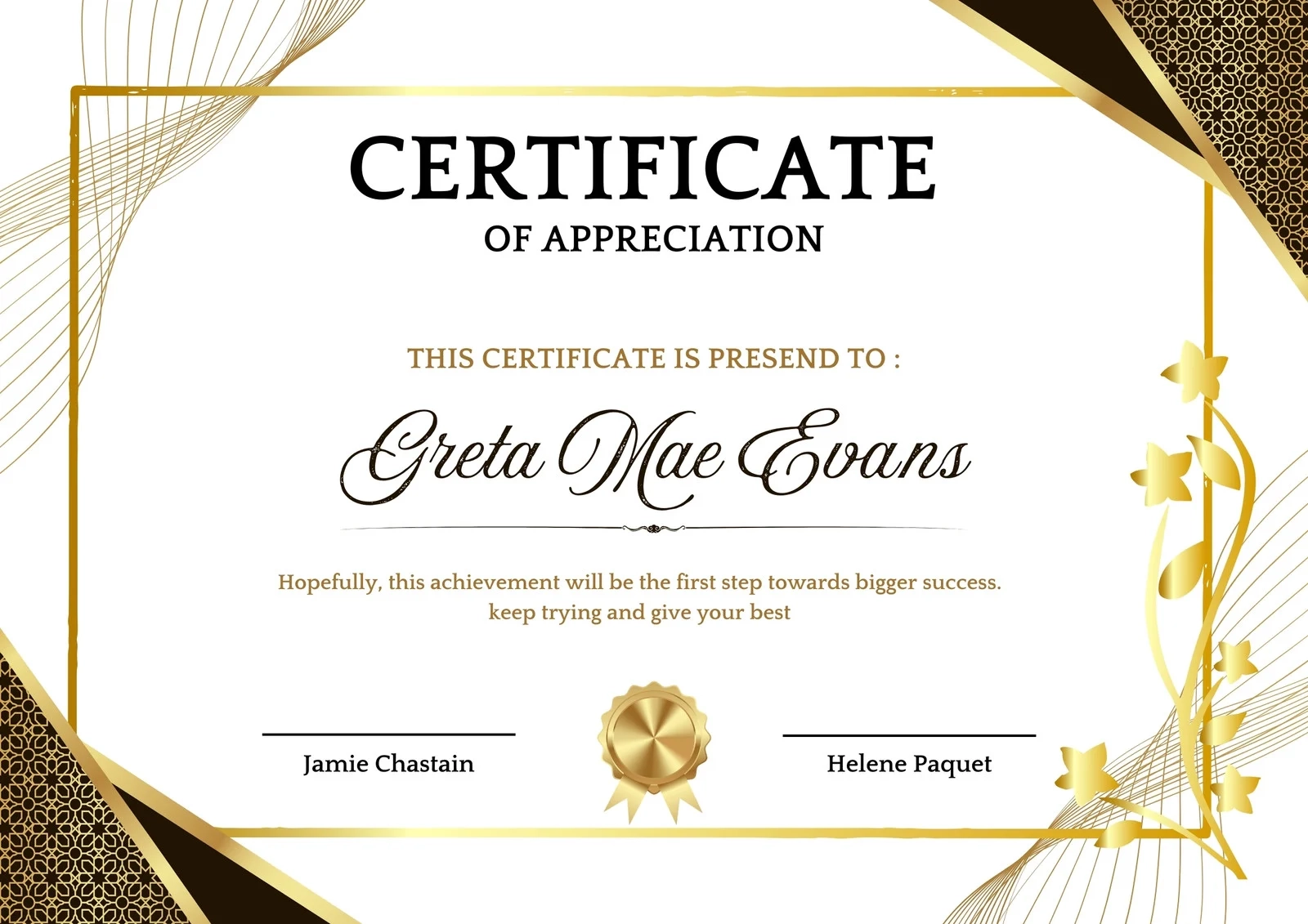 Blank Certificate Templates Printable