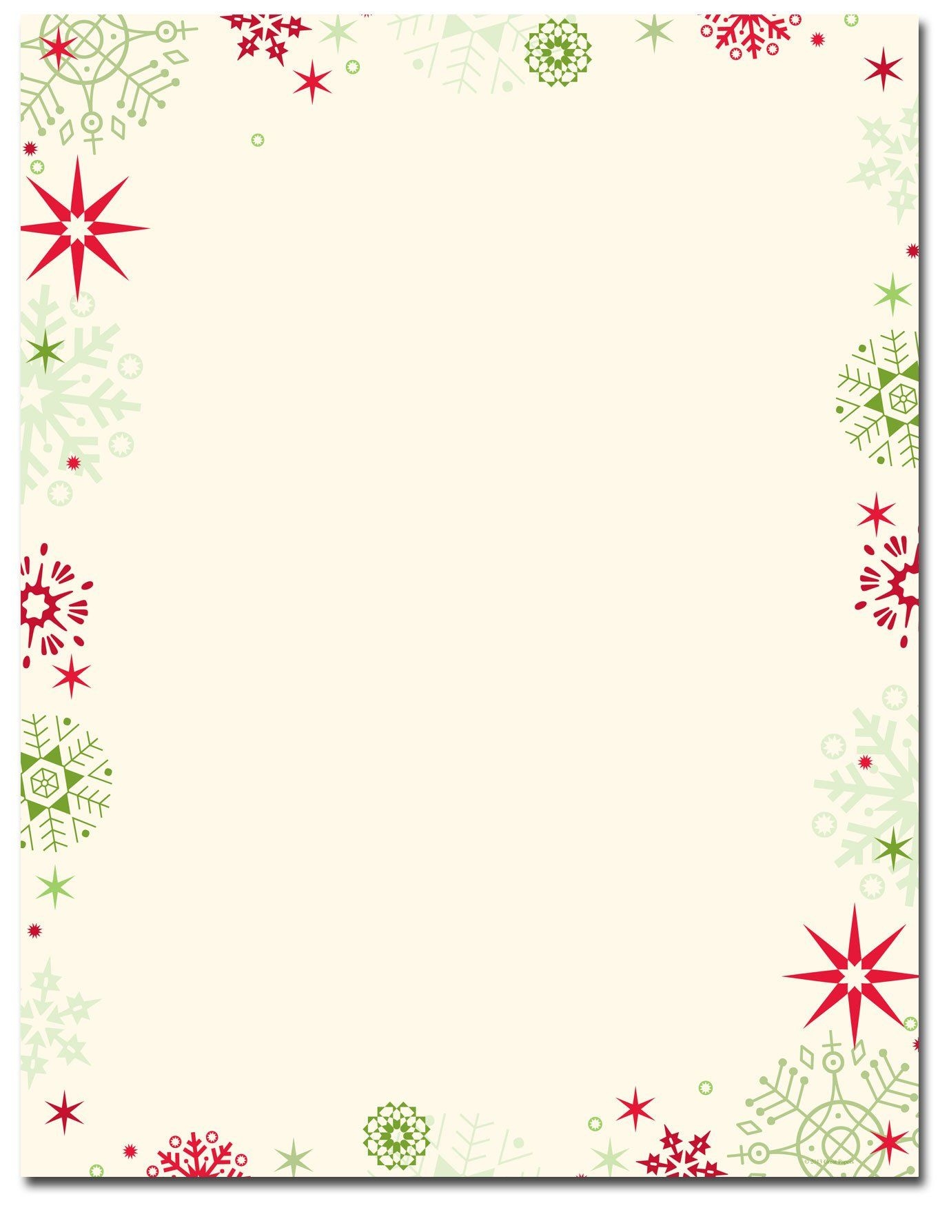 Free Printable Christmas Stationery Christmas Stationery Red 