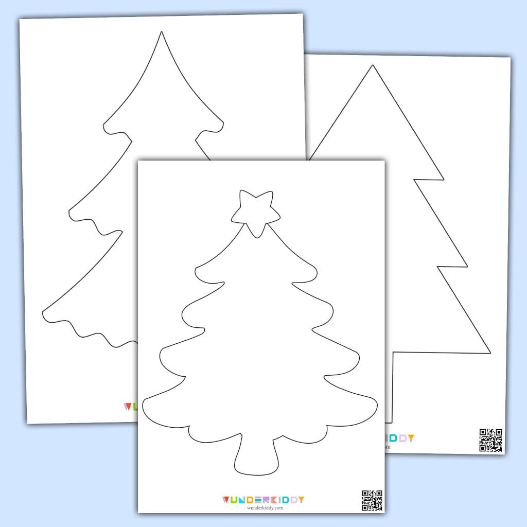Free Printable Christmas Tree Template
