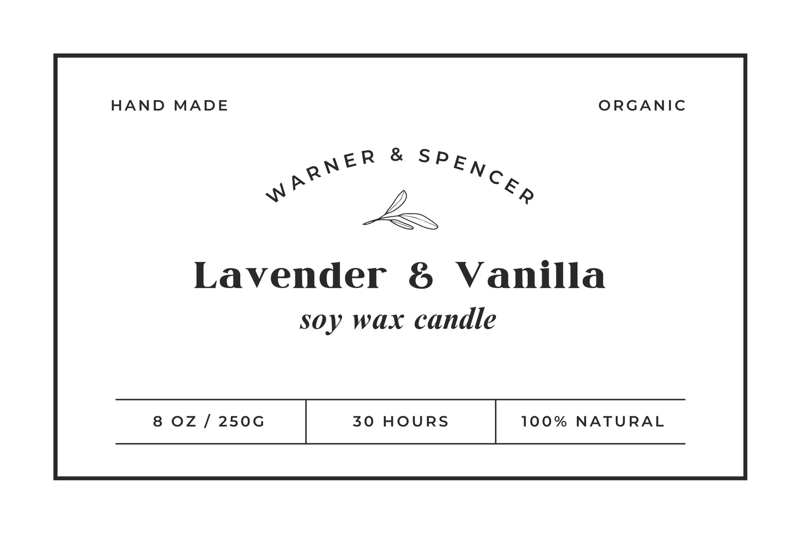 Free Printable Candle Template