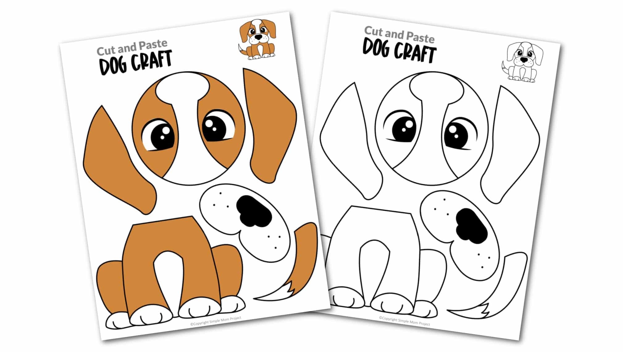 Printable Dog Template
