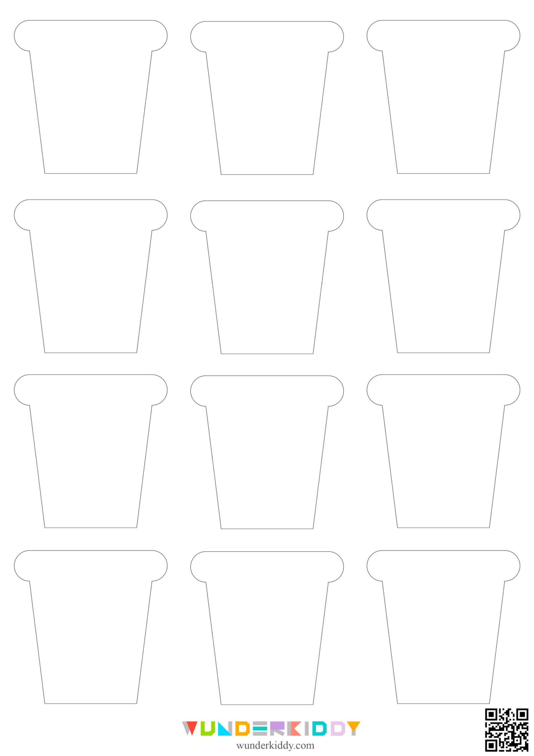 Flower Pot Template Free Printable