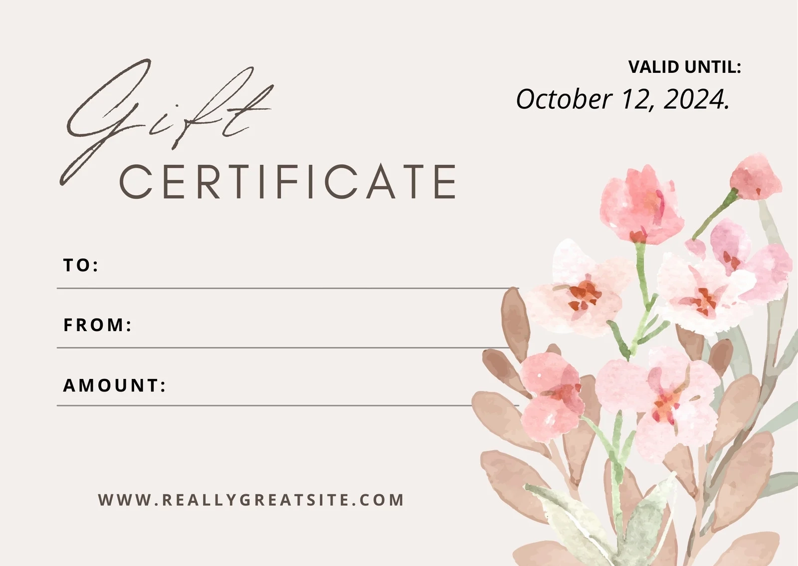Free Printable Gift Certificate Templates To Customize Canva