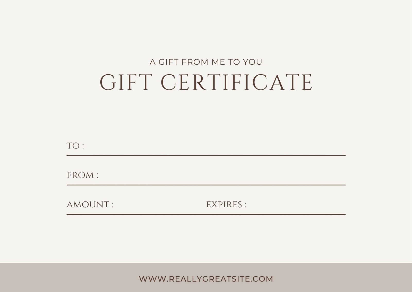 Printable Gift Certificates Templates Free