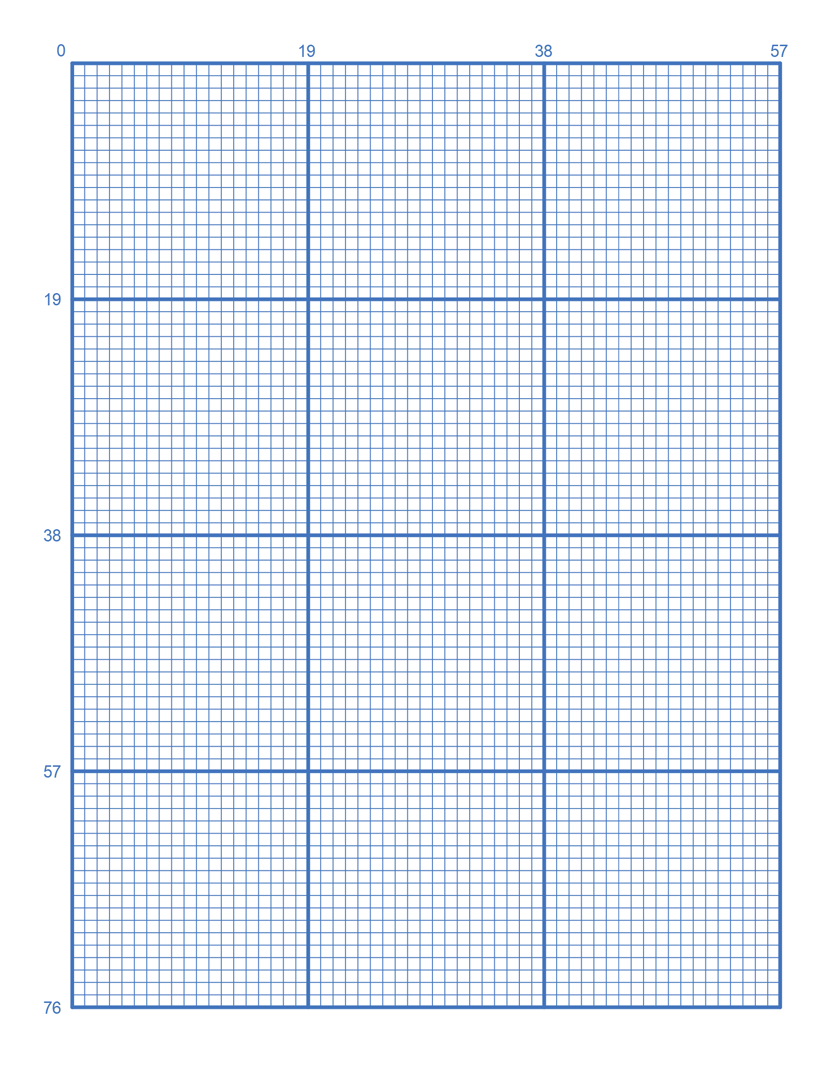 1/2 Inch Graph Paper Printable