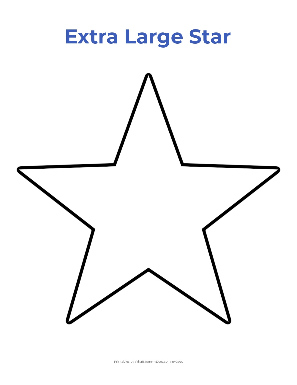 Free Printable Heart Stencils amp Star Templates What Mommy Does