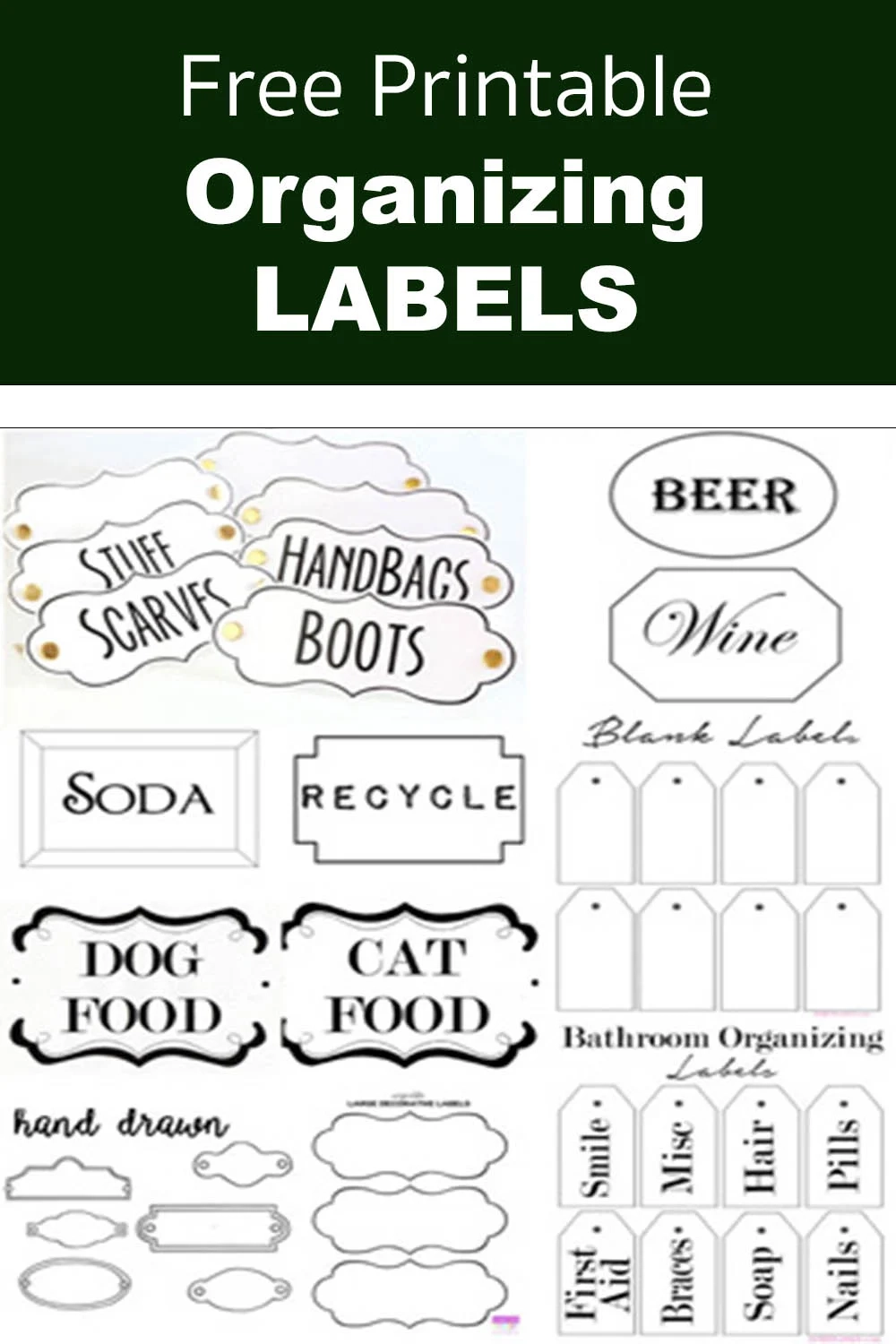 Free Printable Label Templates For Word Pdf