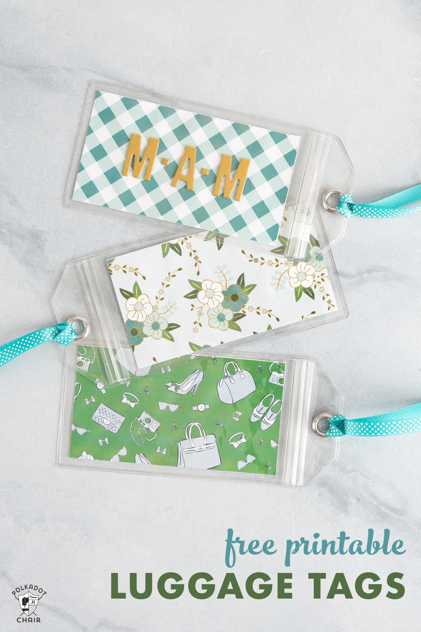 Free Printable Luggage Tag Template