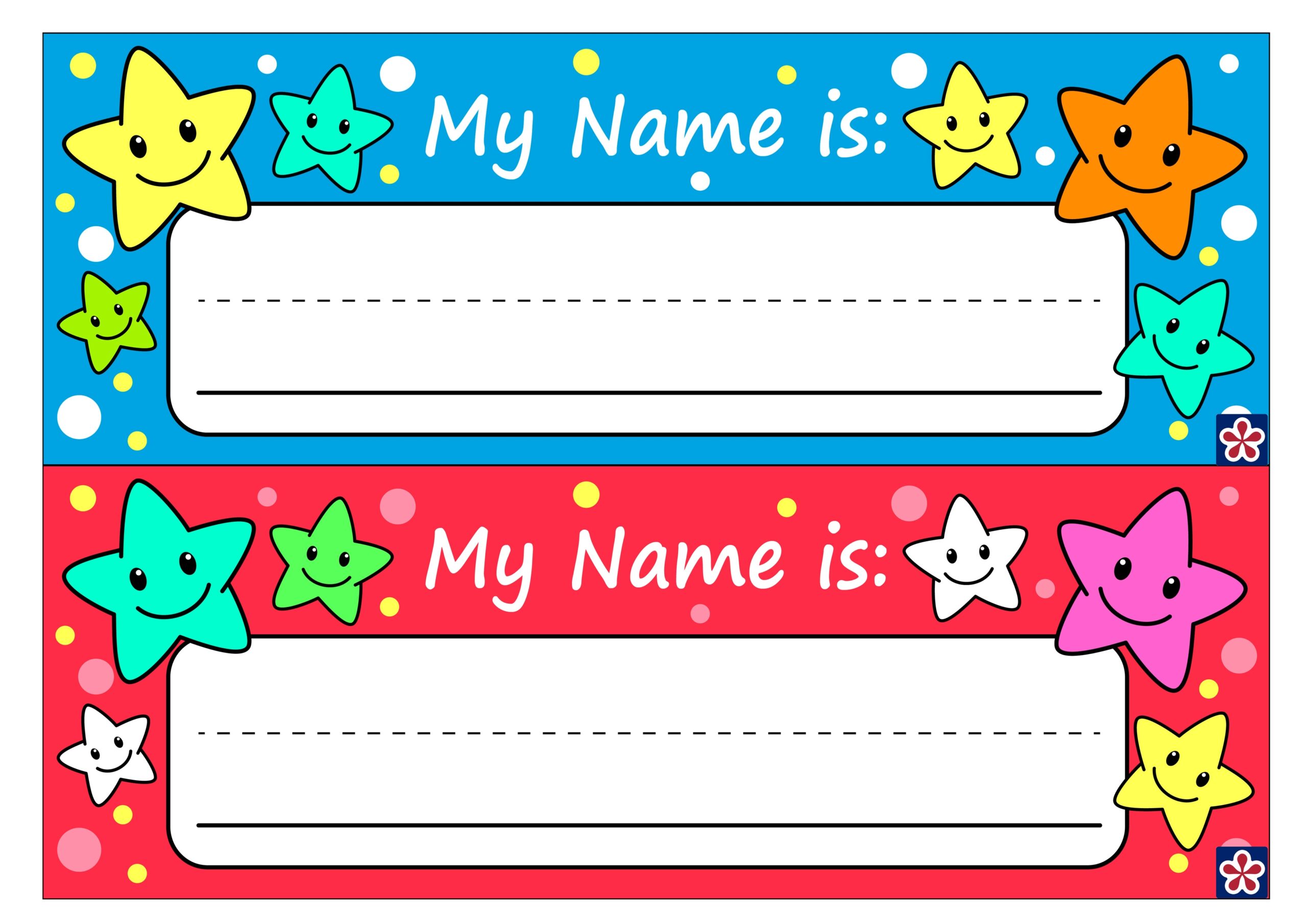 Name Tag Template Free Printable