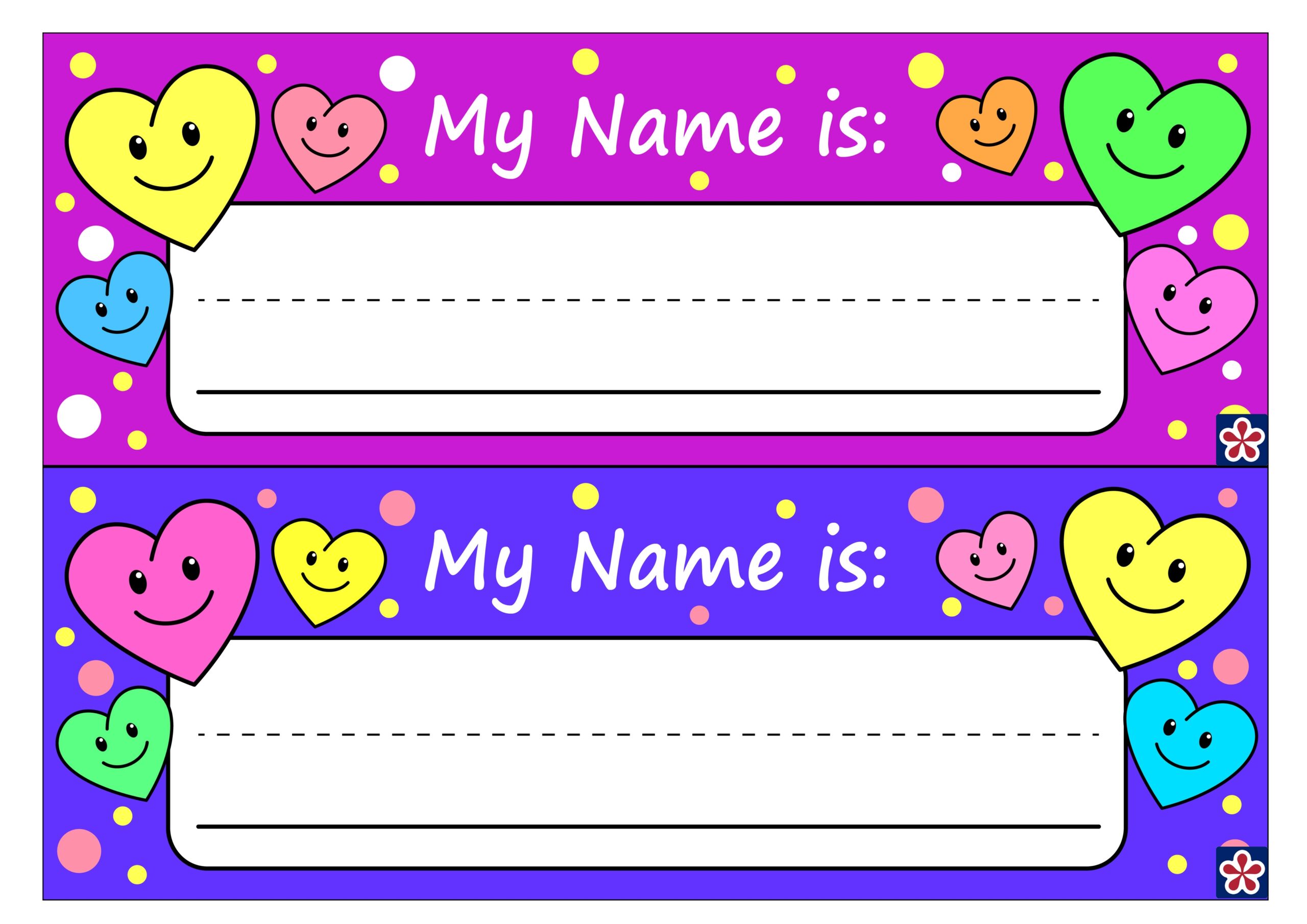 Free Printable Name Badge Templates