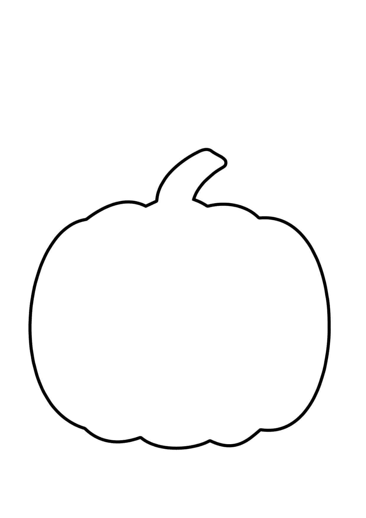 Large Pumpkin Template Free Printable