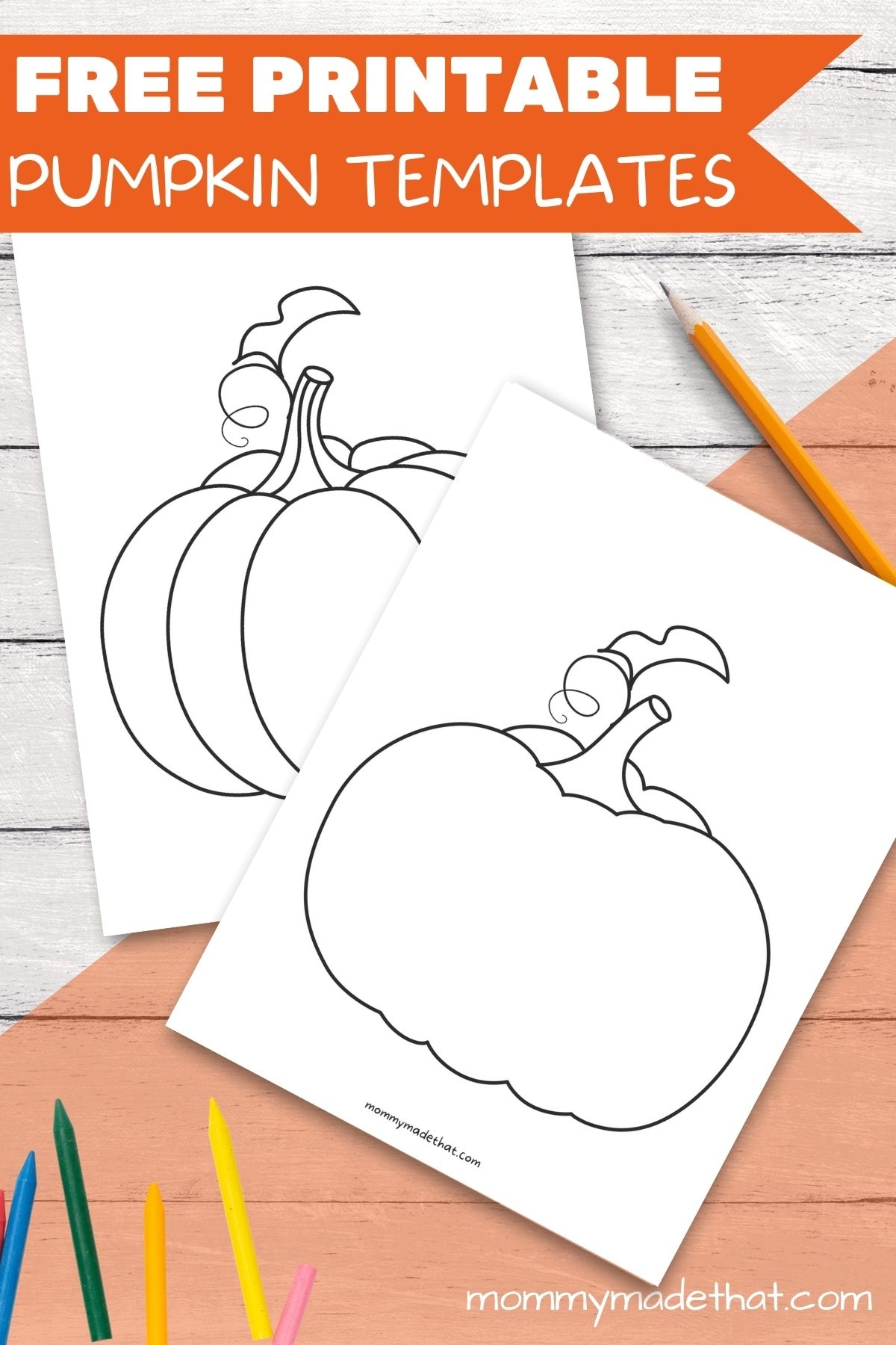 Free Printable Pumpkin Template Worksheets