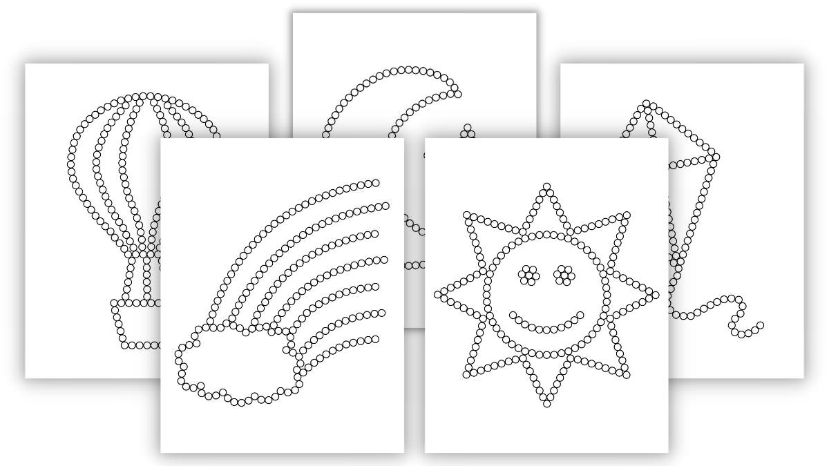 Printable Dot Painting Templates