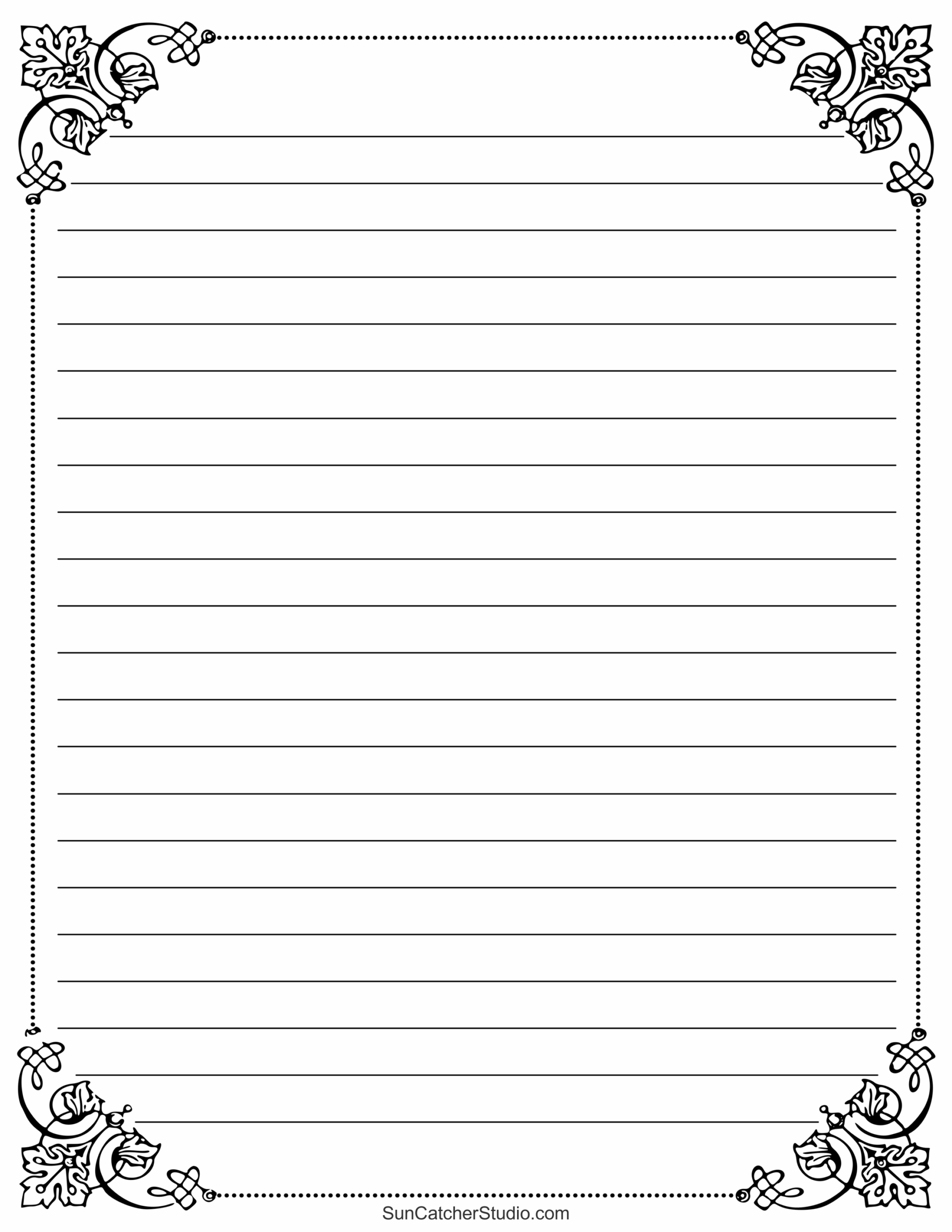 Printable Writing Template