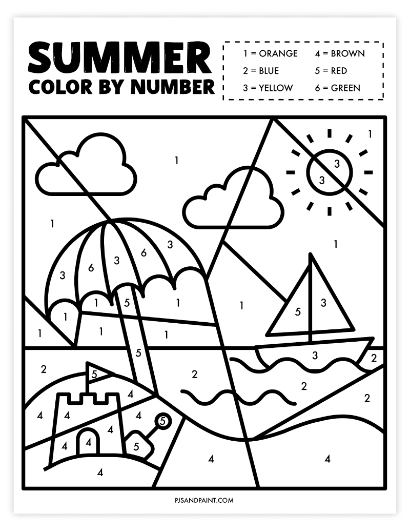 Summer Printable Worksheets