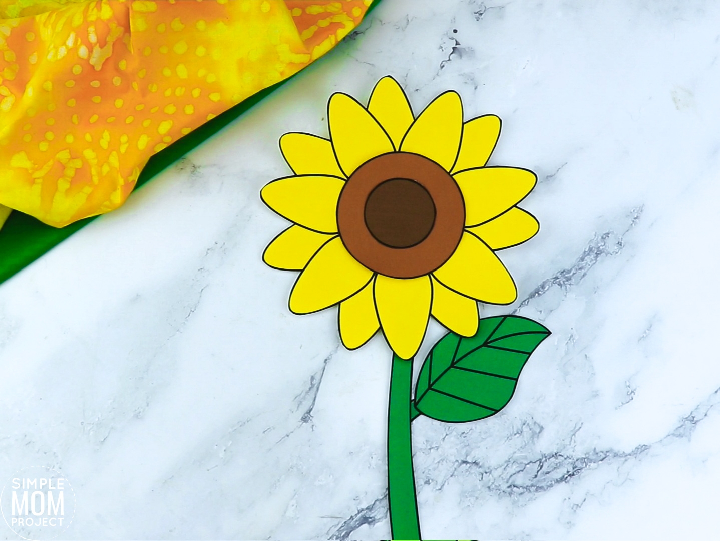 Printable Sunflower Template