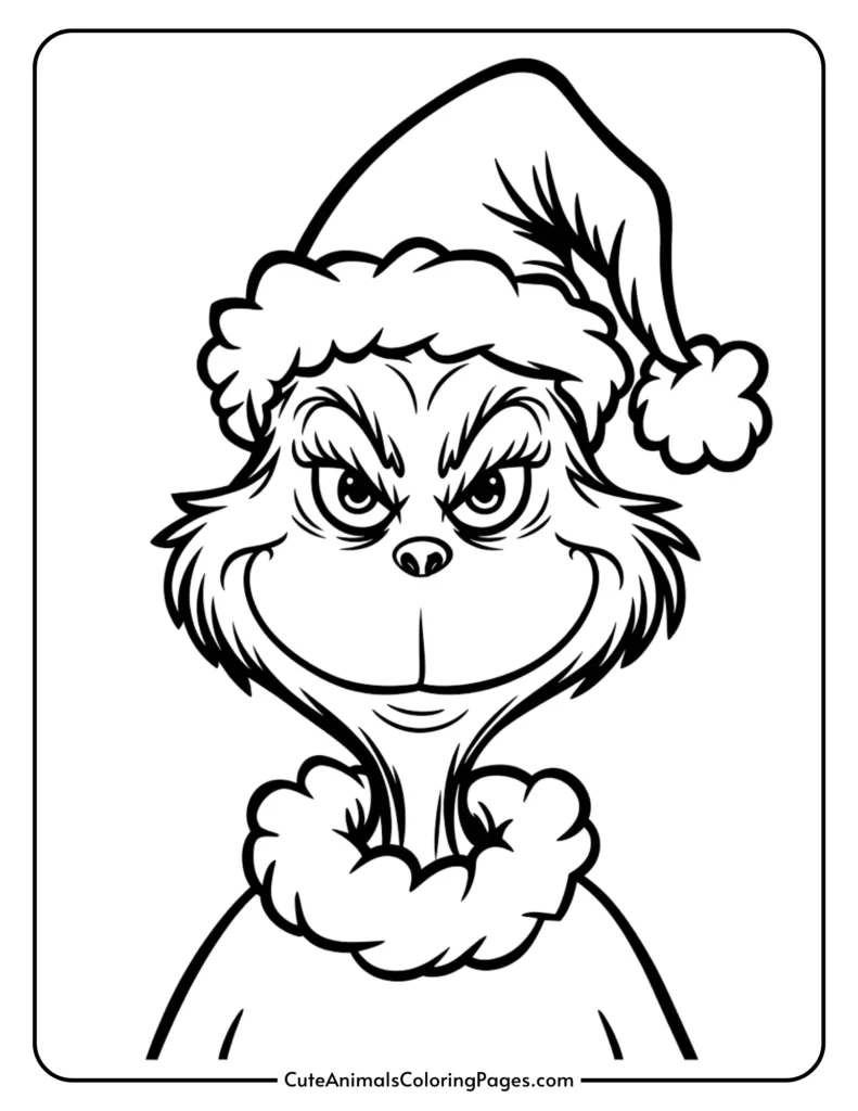 The Grinch Printable Template