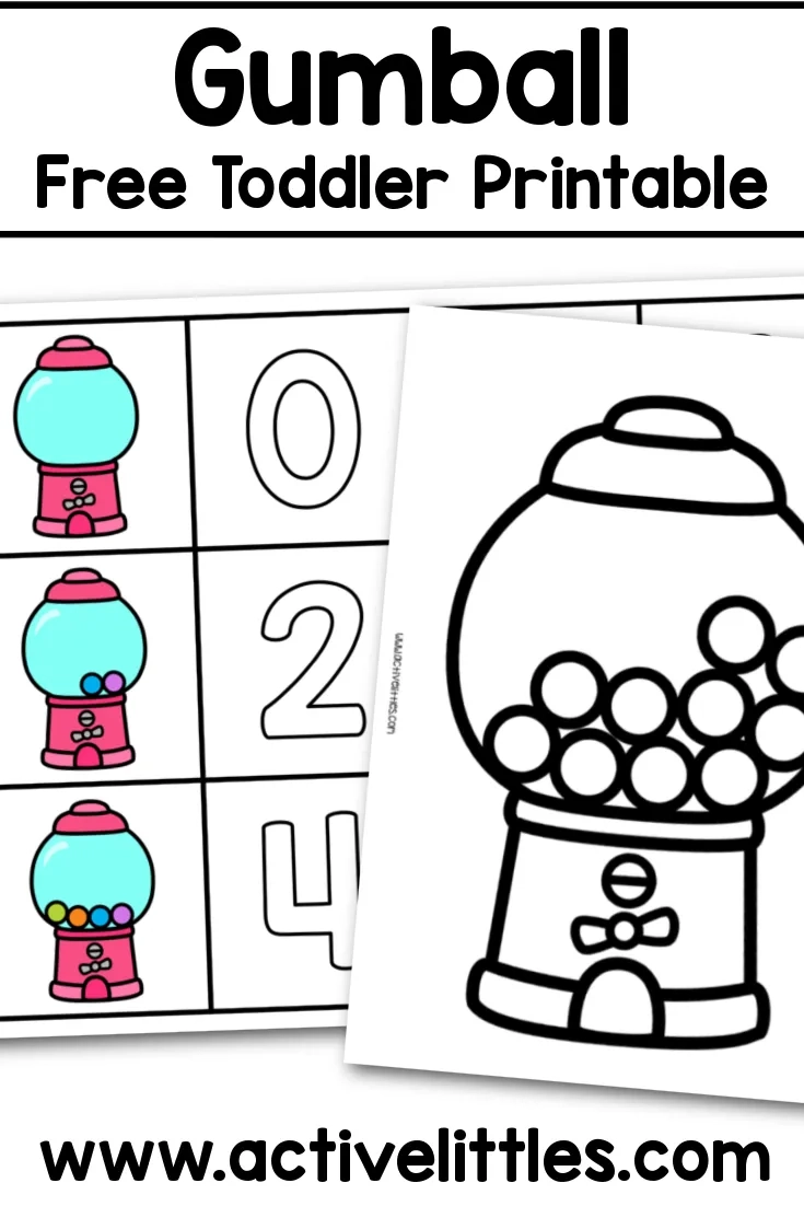 Free Printable Gumball Machine Template