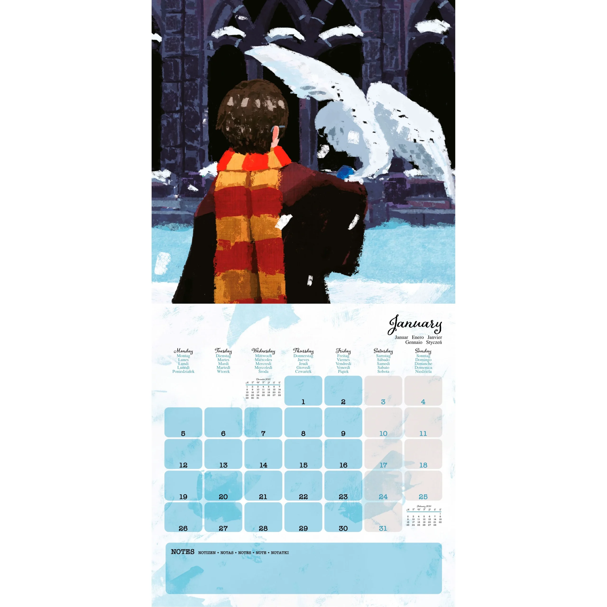 Printable Harry Potter Calendar 2026 November