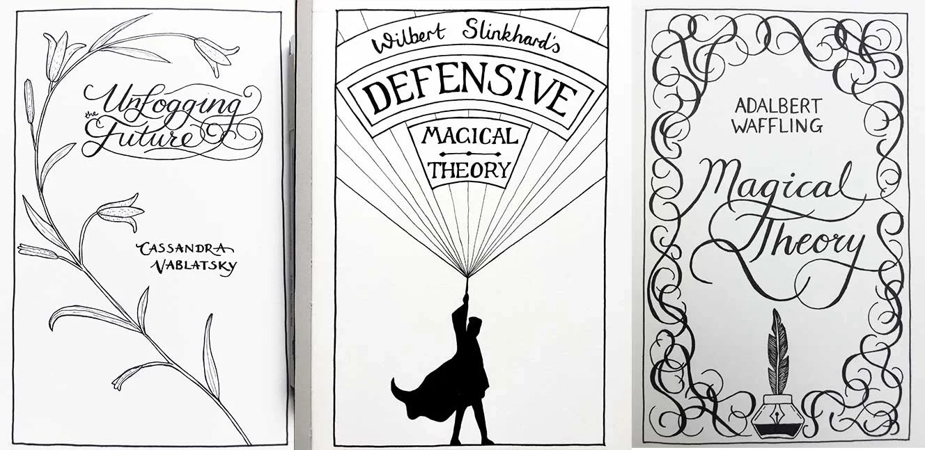 Harry Potter Textbook Covers An Epic Of Sorts Holly Dunn Design