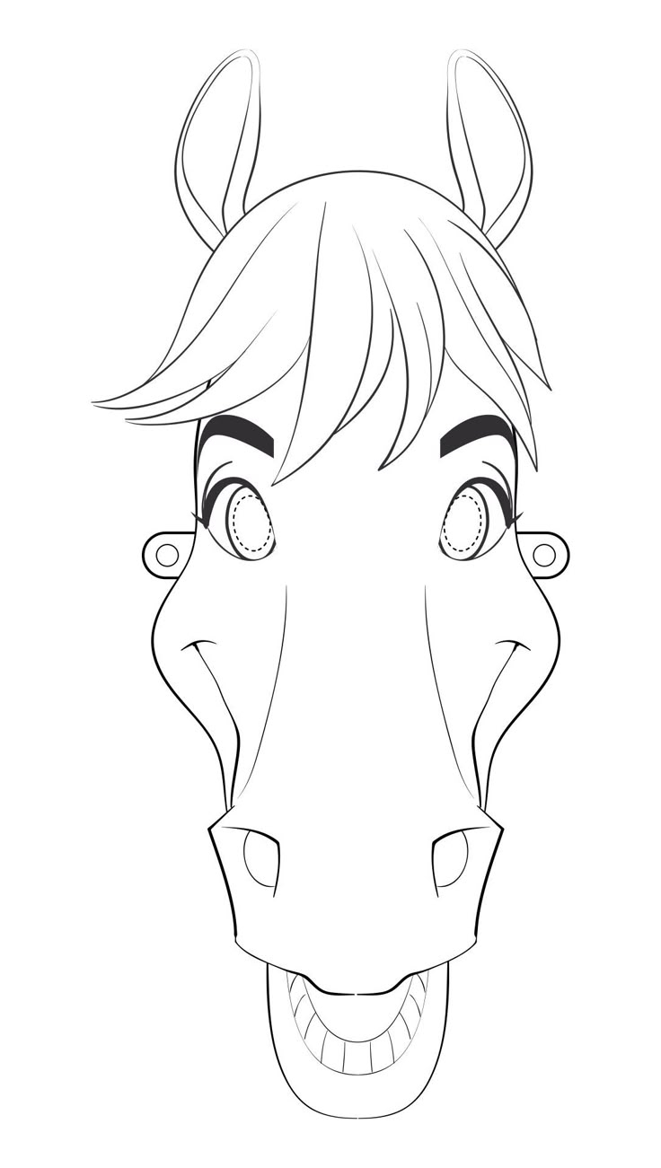 Horse Template Printable