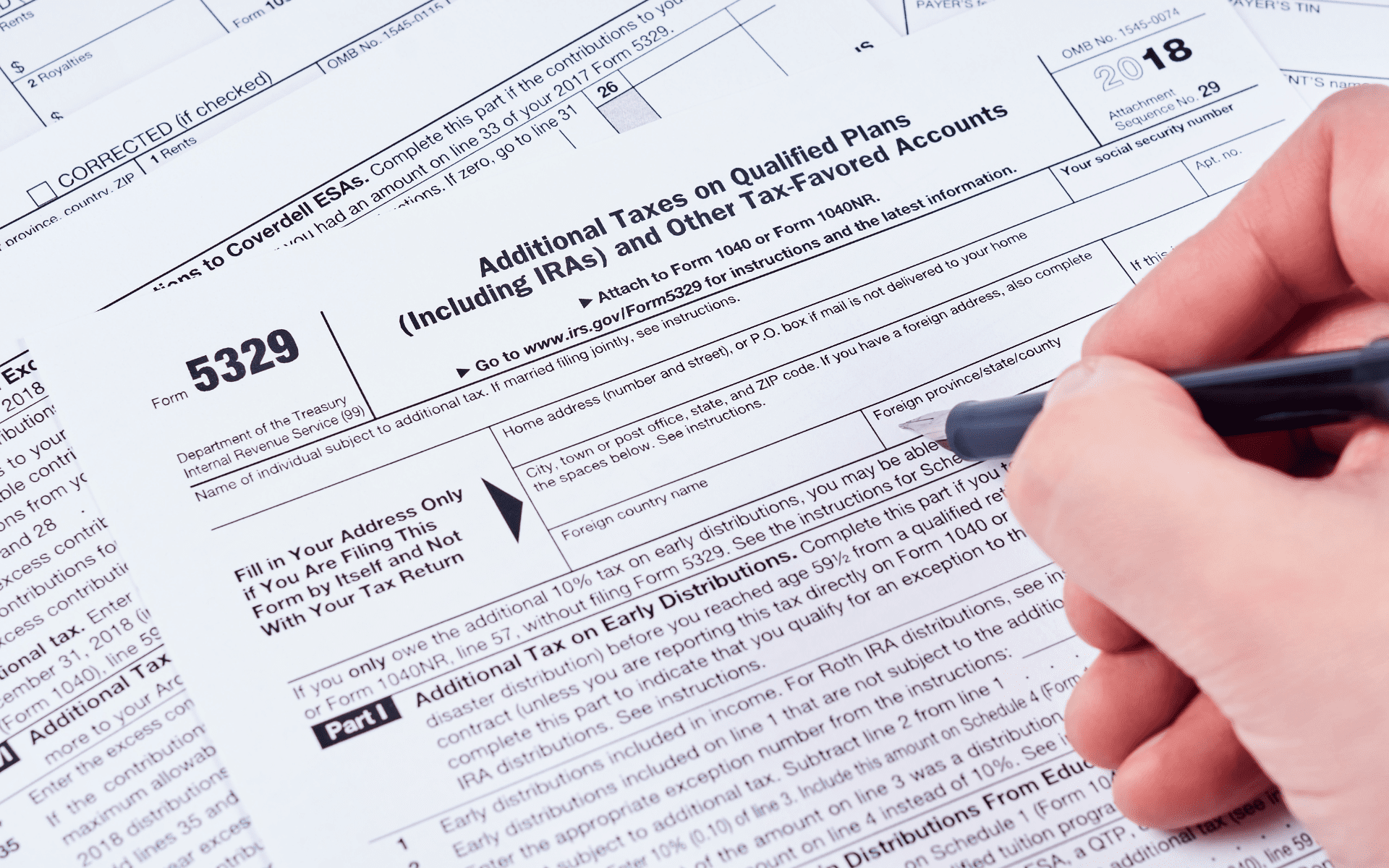 Irs Form Number 5329