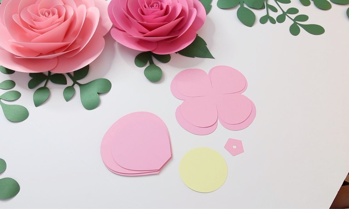 Printable Paper Rose Template