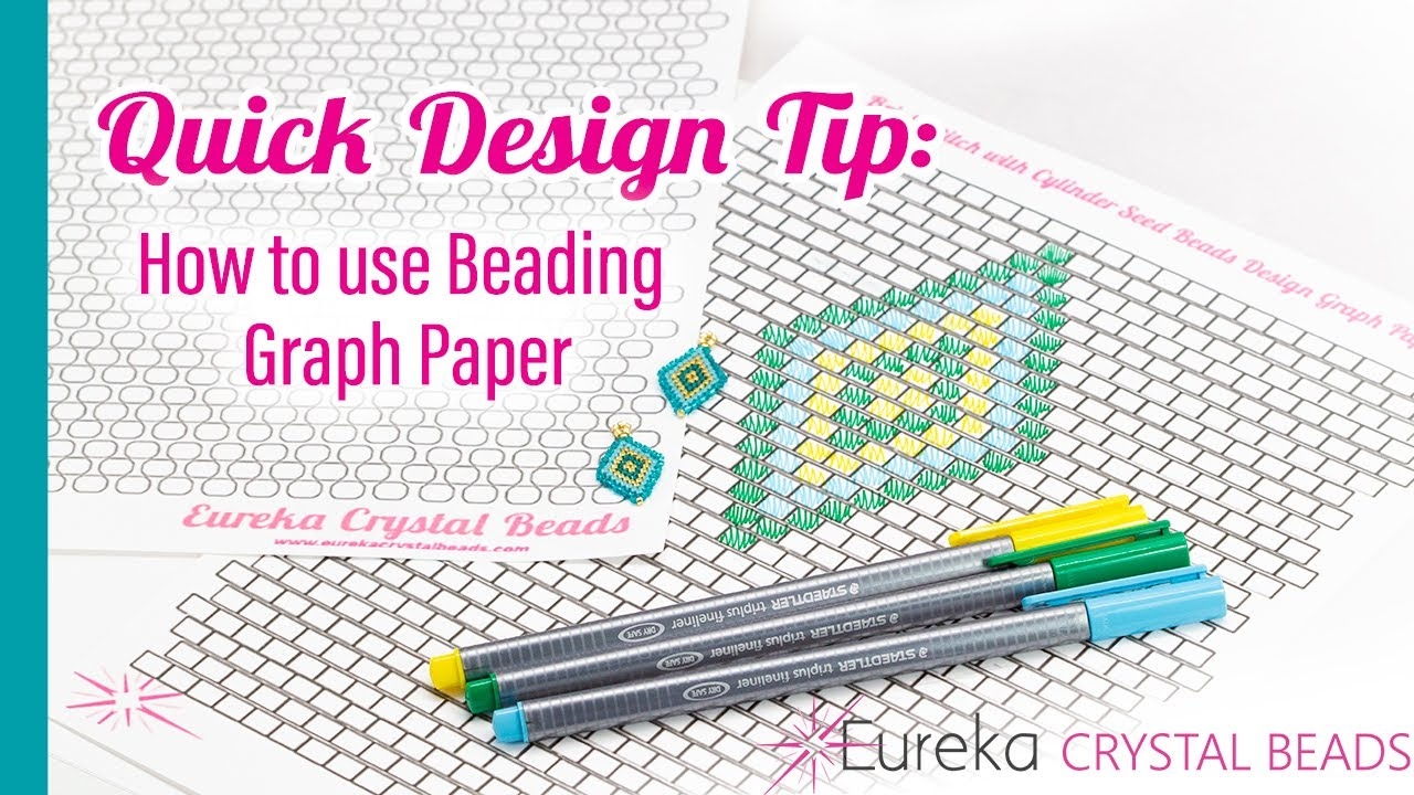  How To Make Seed Bead Designs With Free Downloadable Graph Paper Use For Brick Stitch Or Peyote 