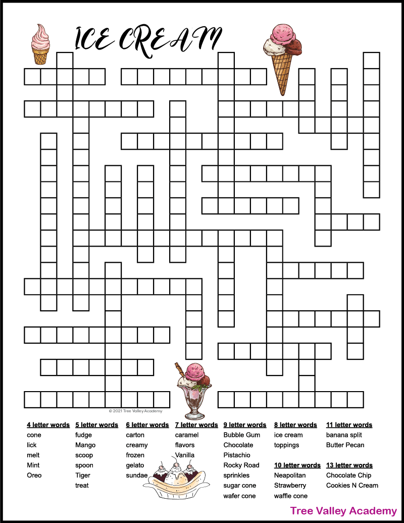 Printable Word Fill In Puzzles For Free