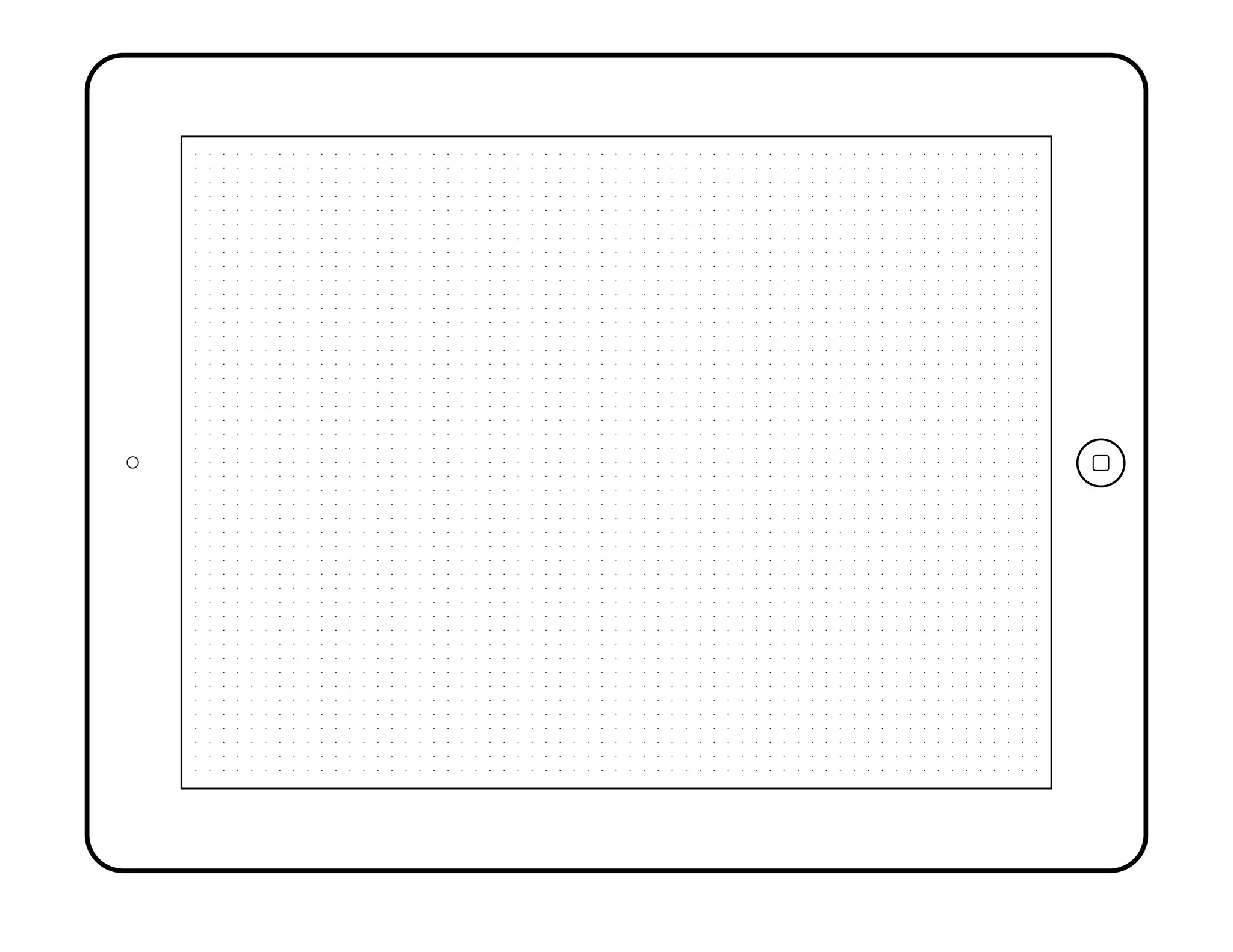 Ipad Template Printable
